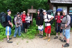 Group Photo by Sign