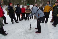 Ice Auger Demonstration